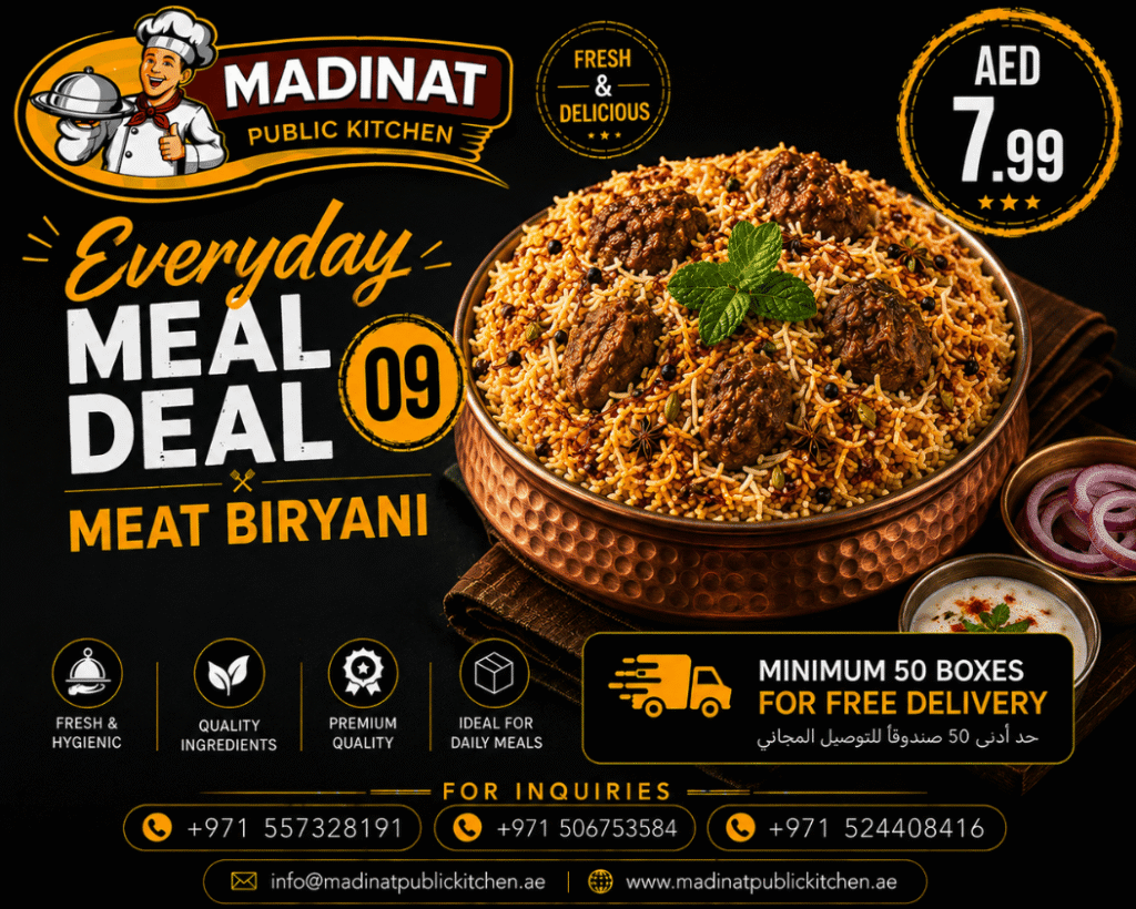 Everyday Meal Deal 09 - Meat Biryani | AED 7.99